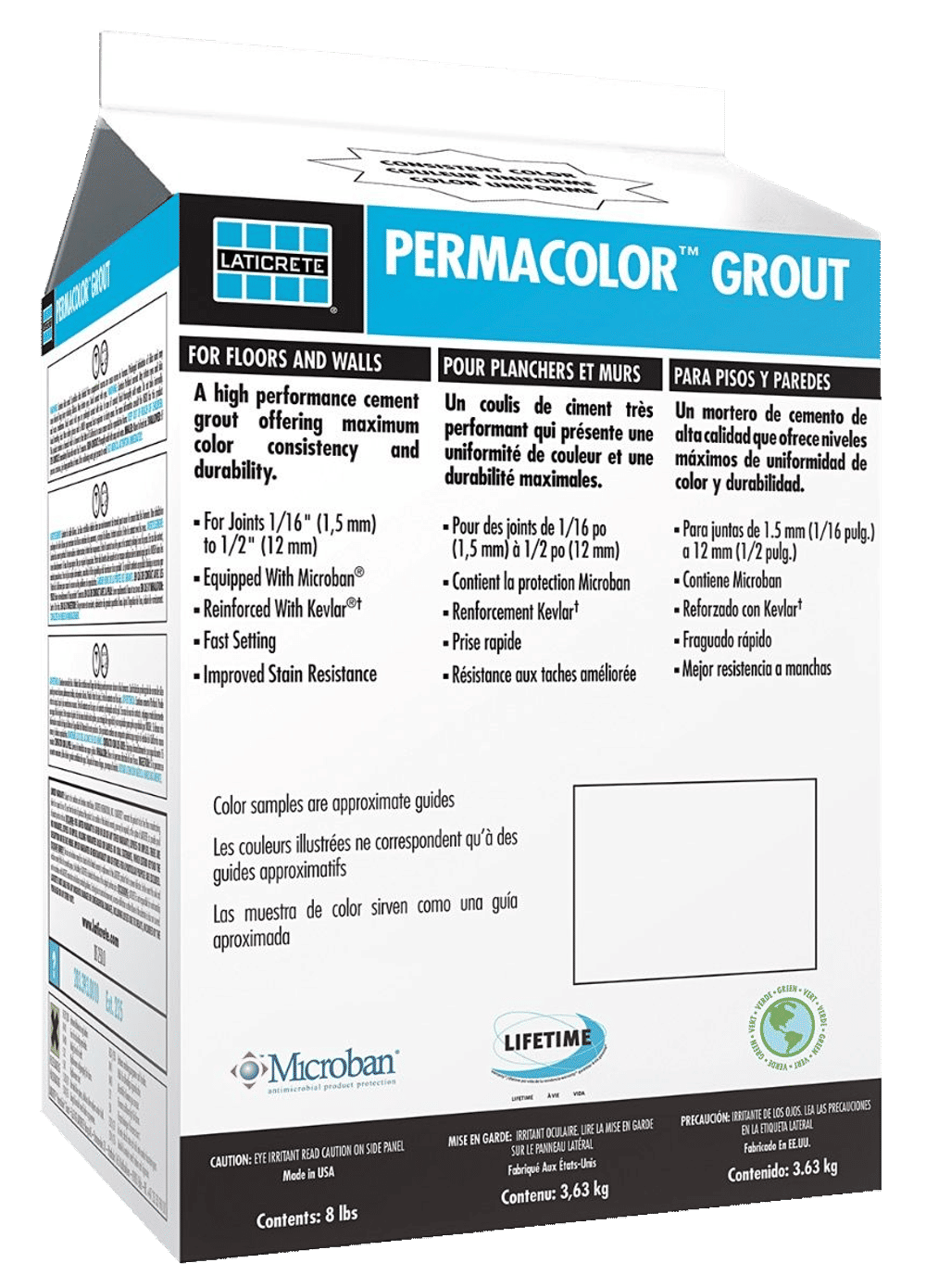Laticrete Permacolor Grout 93 Fossil 8 lb (259304082) FloorBox