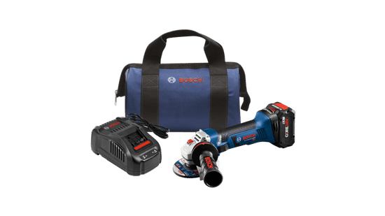 Angle Grinder Kit with Compact Battery Core 18V 4.0Ah 4-1/2"