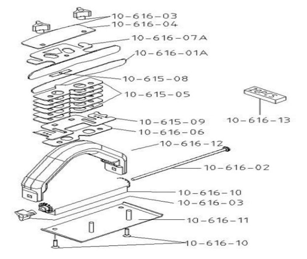 Roberts Blade Clip and Rivet for 10616 (1061508) FloorBox