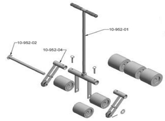 Linoleum Roller Upgrade Kit for 10-952