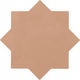 Mosaic Kasbah Star Terracotta Matte 6.5" x 6.5"