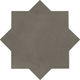 Mosaic Kasbah Star Mud Matte 6.5" x 6.5"