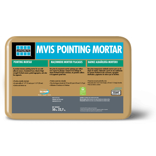 MVIS Pointing Mortar Bright White 50 lb