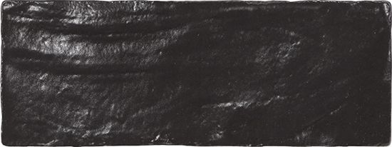 Tuiles murales Mallorca Black Lustré 3" x 8" (10.31 pi²)