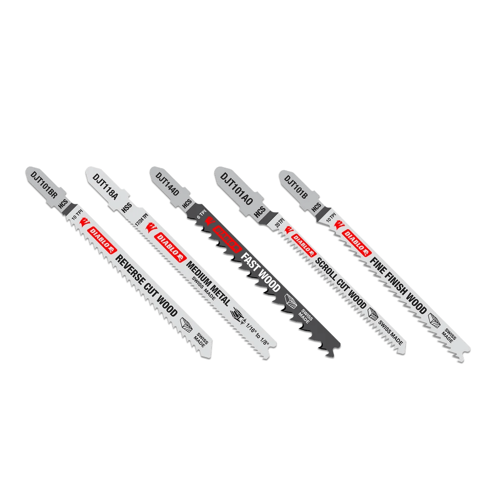 Fine jigsaw blade for outlet wood