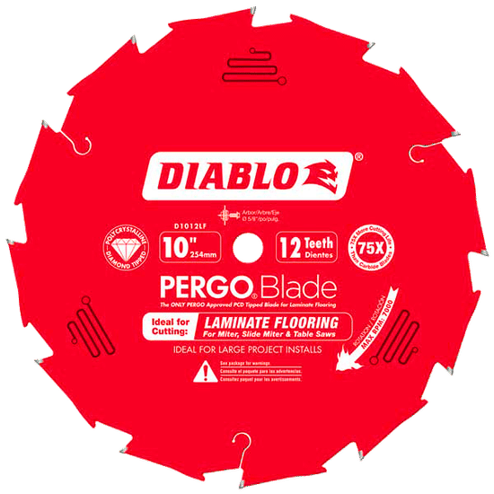 Laminate Flooring Saw Blade PergoBlade 12 Tooth 10"