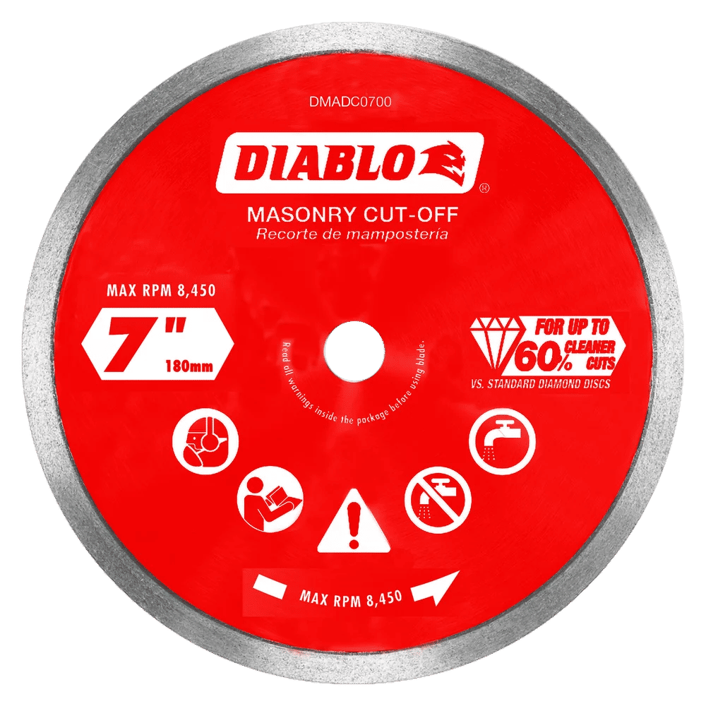 Diablo Diamond Continuous Rim Cut Off Discs for Masonry 7