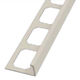 L-Shaped Tile Edge Trim Color Coated Aluminum Marble Beige - 1/2" (12.5 mm) x 8' 2-1/2"