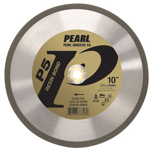 Pearl Abrasive - P5 Resin Bond Glass Tile Blade, 10mm Rim 8