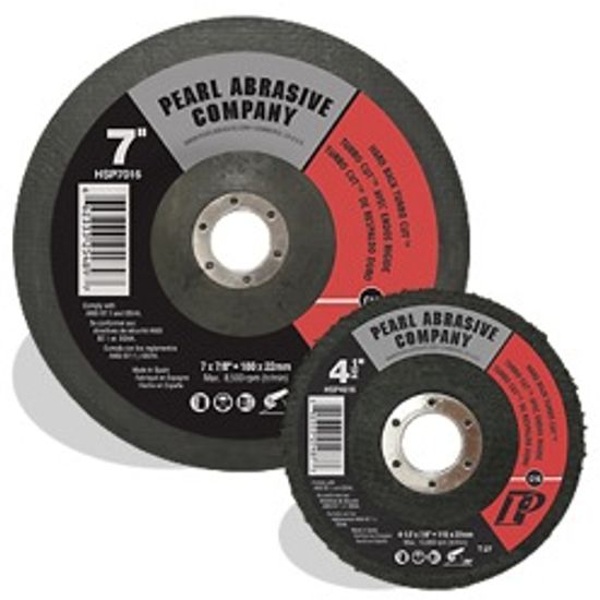 SC Turbocut Discs for Concrete/Stone, Hard Back, C16 - 4 1/2" x 7/8"