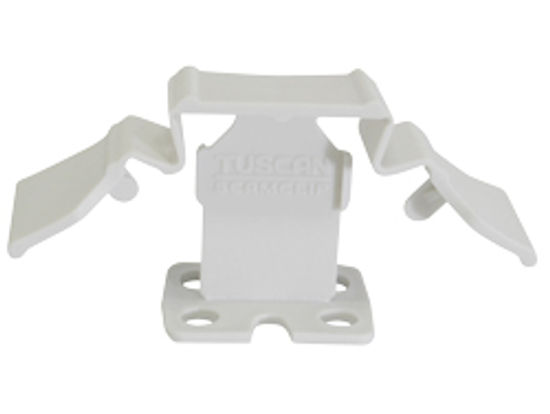 Tuscan SeamClip White, 1/8" to 1/4" (Pack of 500)
