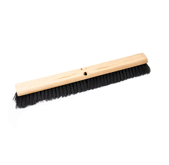 Push Broom PVC Black 2-1/2" x 24"