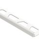 JOLLY Wall Tile Edge Trim Aluminum White Matte 3/8" (10 mm) x 8' 2-1/2"