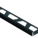 JOLLY Moulure de bordure de mur Aluminium Noir mat 5/16" (8 mm) x 8' 2-1/2"