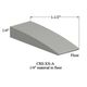 Vinyl Reducers #08 Icicle 1/4" material to floor 1-1/2" x 12'