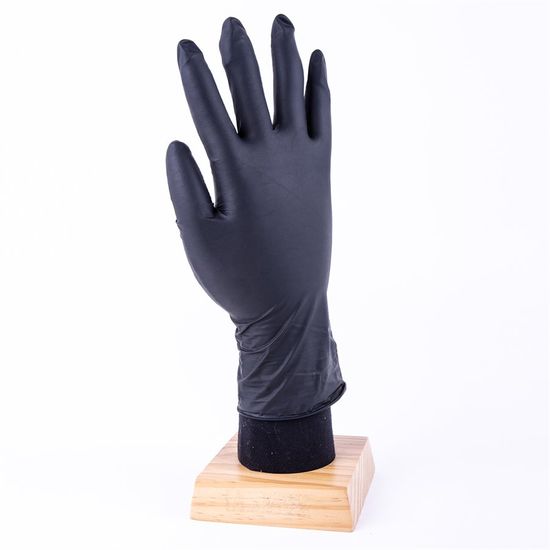 Nitrile Gloves Black - L (Pack of 50)