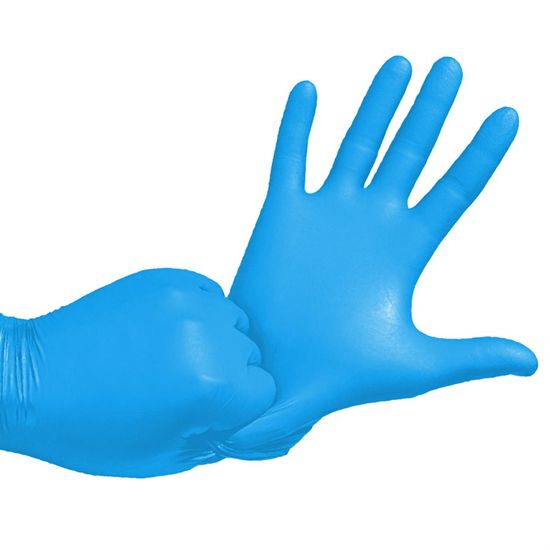 Nitrile Gloves Blue - M (Pack of 50)