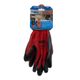 Gloves TWXpert Knitted Polyester Red with Nitrile Palm Black - XL