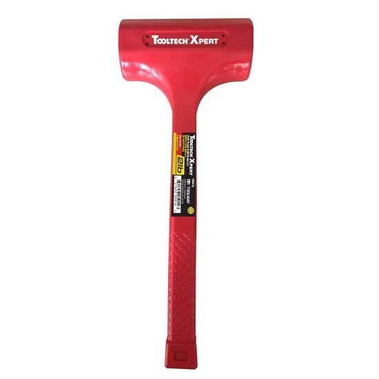 Rubber Hammer Dead Blow Tooltech Xpert Red 2 lb