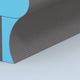 Banc de douche Sanoasa Bellina pente vers l'avant 19-1/8" x 78" x 9-1/2"