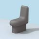 Banc de douche Sanoasa Comoda extrémité gauche R=200 11-3/16" x 23-5/8" x 24-7/16"