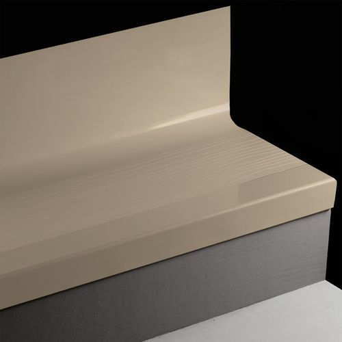 Johnsonite Angle Fit Rubber Stair Tread with Integrated Riser Bamboo