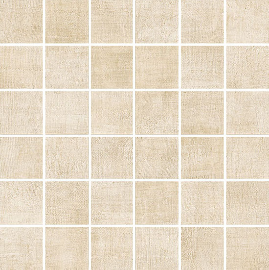 Floor Tiles Fray Ivory Matte 12" x 12"