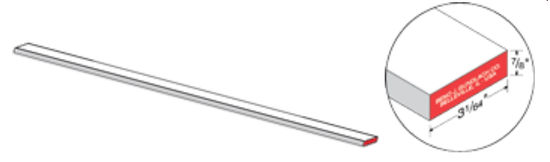 Aluminium Straight Edge 10' (bord droit en aluminium)