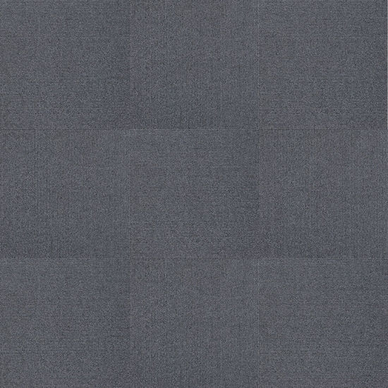 Tuiles de tapis Pinstripe Grey Flannel 20" x 20"