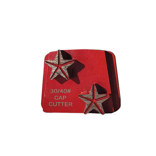 Meule avec avec 2 segments Star Cap Cutter diamantés grain 16 for PHX21/D21/D28