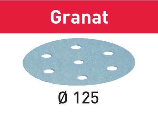 Abrasive sheet STF D125/8 P240 GR/100 Granat