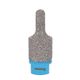 Finger Vacuum Brazed Diamond Mill Bit 5/8"-11 Thread 25-Grit 3/8" to 1"