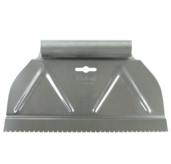 Adhesive Spreader with V-Notch 1/16" x 3/64" x 13/64" x 9"