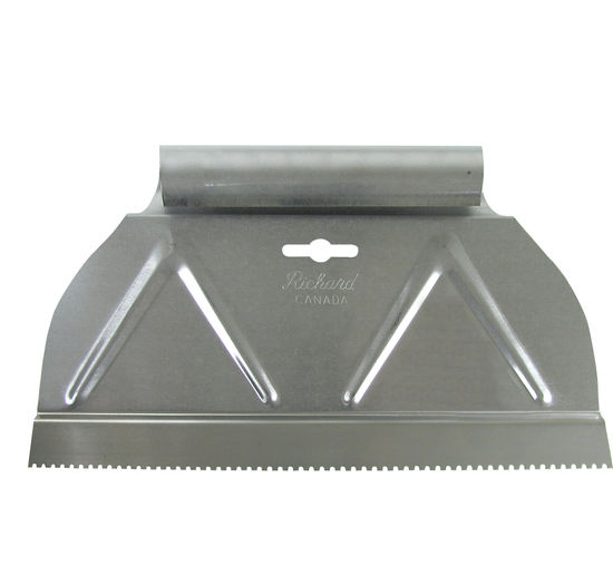 9" Adhesive Spreader (1/16x1/16x3/32") Round Tooth