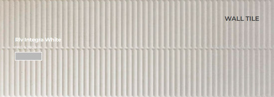 Wall Tiles Integra White Matte 16" x 48"