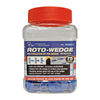Tile Spacers Roto-Wedge with "C" Shape for 1/64" to 1/4" Spacing Thickness (Pack of 75)