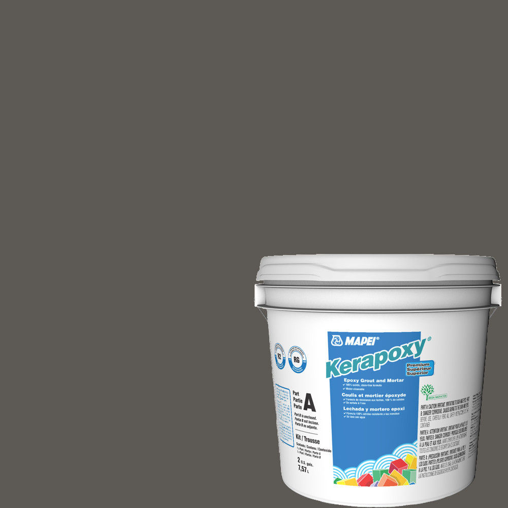 Mapei Kerapoxy Kit Premium Epoxy Grout 47 Charcoal 7.57 L (3947901