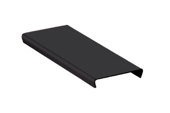 KERDI-LINE-FC Cover plate Aluminum Matte Black 1-3/8"