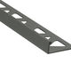Moulure décorative pour bordure de céramique Pro-Coat aluminium à revêtement en poudre Gris Tonnerre mat - (10 mm) 3/8" x 8'