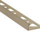 Tile Edge Trim Pro-Coat Powder Coated Aluminum Matte Titanium - (10 mm) 3/8" x 8'
