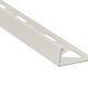 Moulure décorative pour bordure de céramique Pro-Coat aluminium à revêtement en poudre Grège coquillage mat - (12.5 mm) 1/2" x 8'