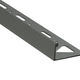 Moulure décorative pour bordure de céramique Pro-Coat aluminium à revêtement en poudre Gris Tonnerre mat - (12.5 mm) 1/2" x 8'