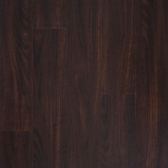 Planches de vinyle Sonata Wood chêne campagnard brun foncé Collé au sol 4" x 36"