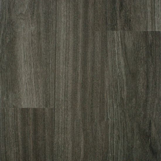 Vinyl Planks Sonata Wood Sapele Mahogany Charcoal Glue Down 6" x 48"