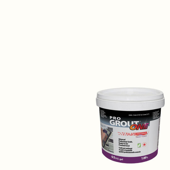 Premixed Grout Pro Grout One #51 Arctic White 1 gal