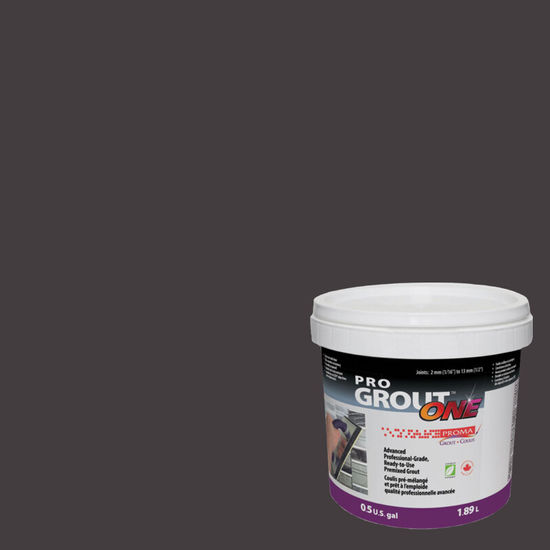 Premixed Grout Pro Grout One #5 Black 0.5 gal