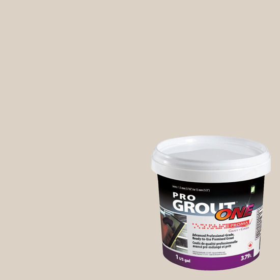 Premixed Grout Pro Grout One #20 Light BOne #1 gal