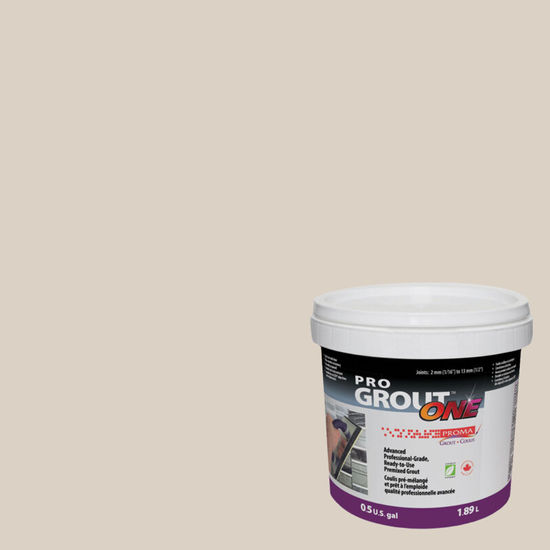 Premixed Grout Pro Grout One #20 Light BOne #0.5 gal