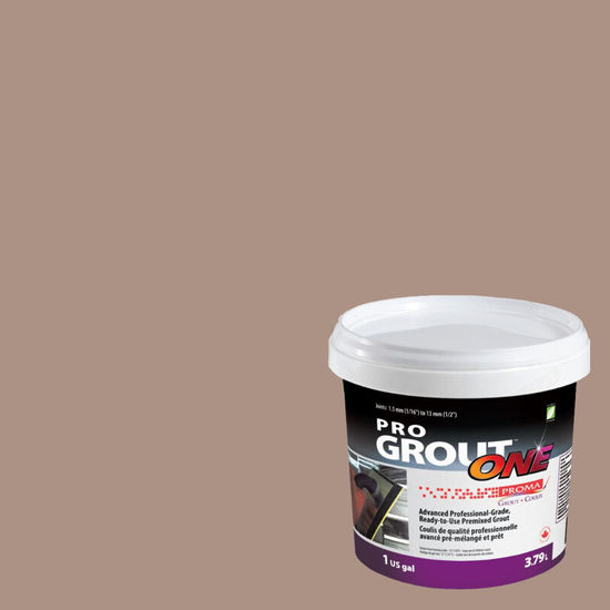 Premixed Grout Pro Grout One #8 Mocha 1 gal