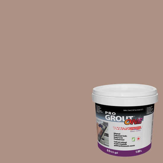Premixed Grout Pro Grout One #8 Mocha 0.5 gal